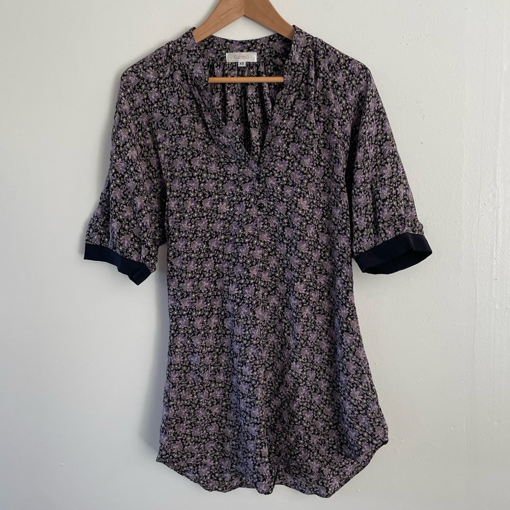 Cameo - Black and Floral dress - XS